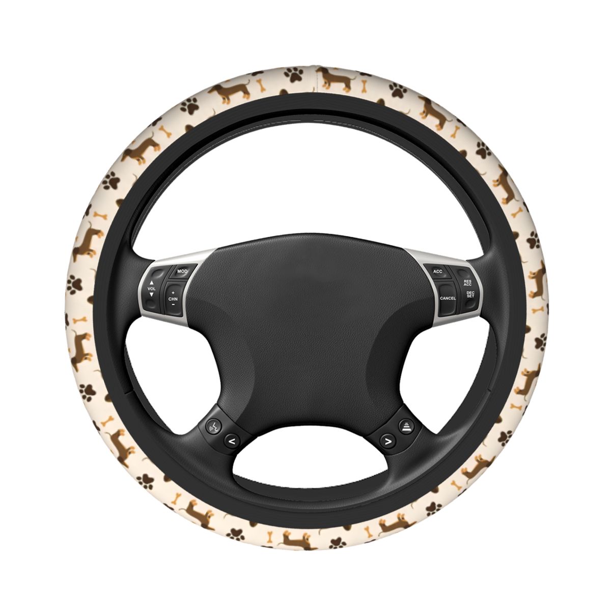 Cute Dachshund Car Steering Wh - Car Steering Wheel Cover Anti Slip Breathable recension och pris