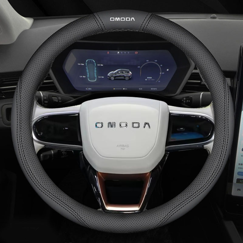 Car Leather Steering Wheel Cov - Car Steering Wheel Cover Anti Slip Breathable recension och pris