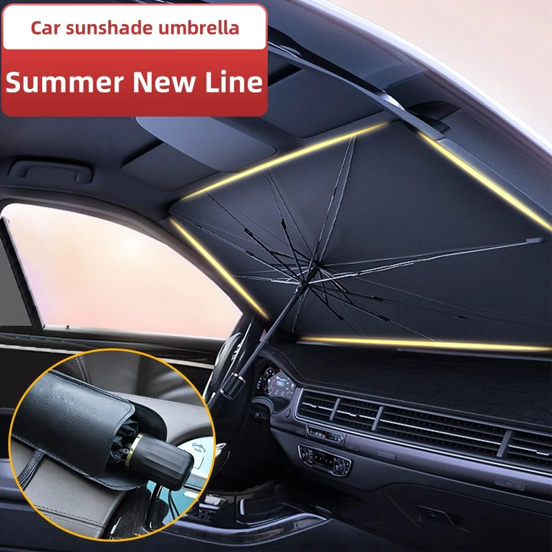 Car Windshield Sunshade Umbrel - Car Sunshade Windshield Umbrella Foldable recension och pris