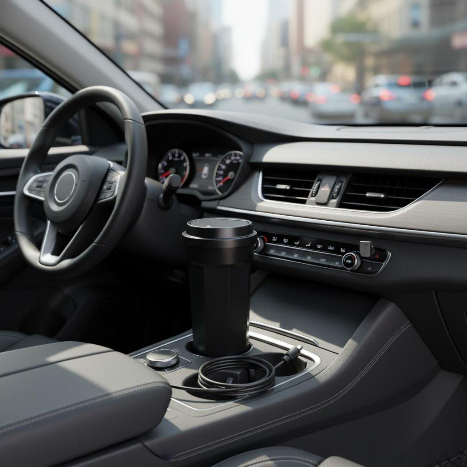 Car Trash Can with Lid Small A - Waterproof Car Trash Can With Lid recension och pris