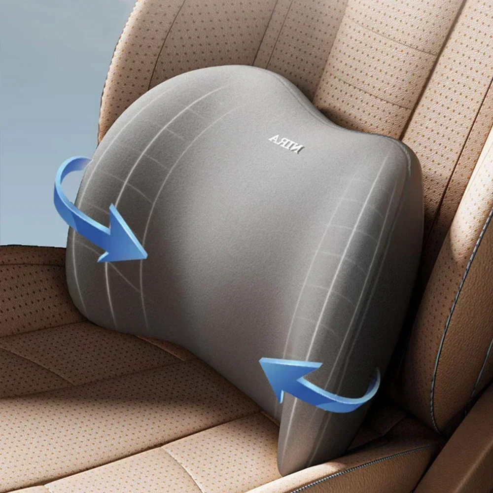 Ergonomic memory foam car seat - Memory Foam Car Neck Pillow Lumbar Support recension och pris