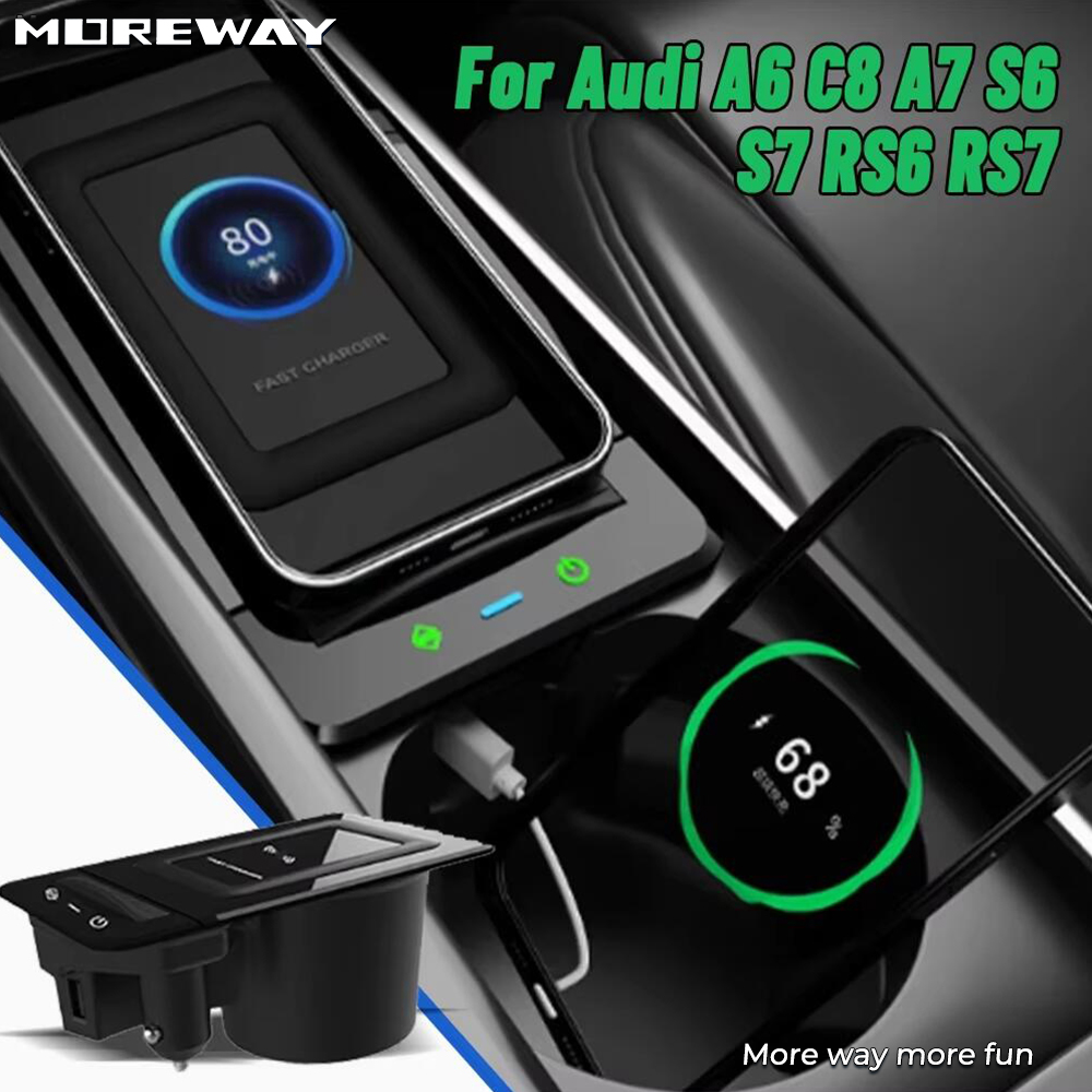 Moreway Phone Holder Mount Fas - Wireless Car Charger Mount Fast Charging recension och pris