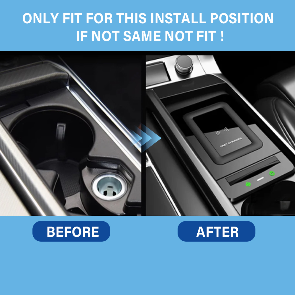 Moreway Phone Holder Mount Fas - Wireless Car Charger Mount Fast Charging recension och pris