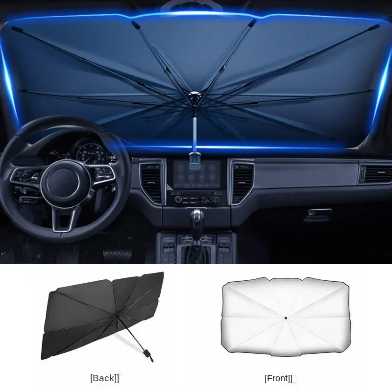 Car Windshield Sun Shade Umbre - Car Sunshade Windshield Umbrella Foldable recension och pris